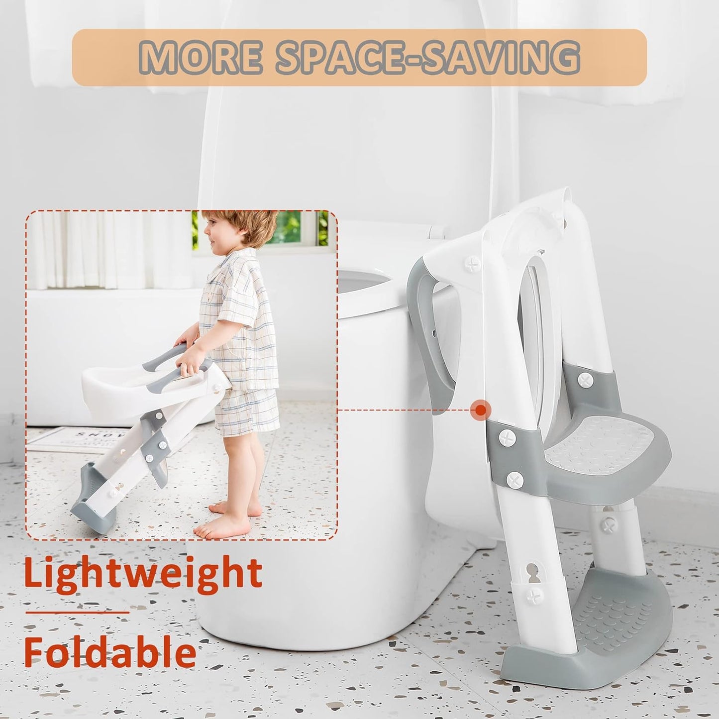 Toilet Training Seats with Step Stool Leader