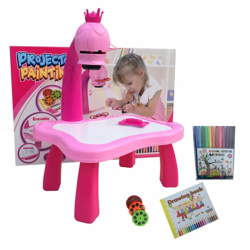 Kids Projector Painting Table