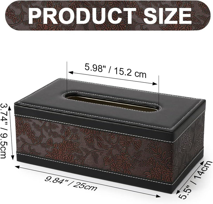 Leather Tissue Box