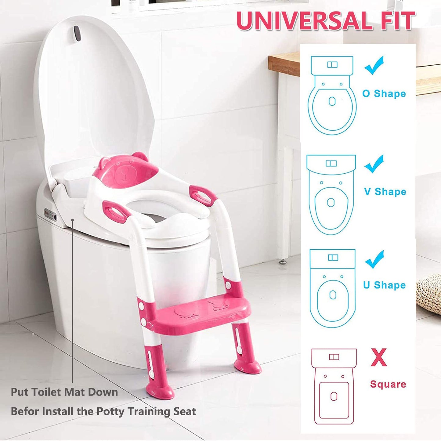 Toilet Training Seats with Step Stool Leader