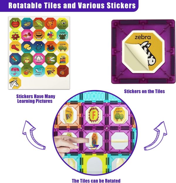 Magnet Tiles Building Blocks For Toddlers