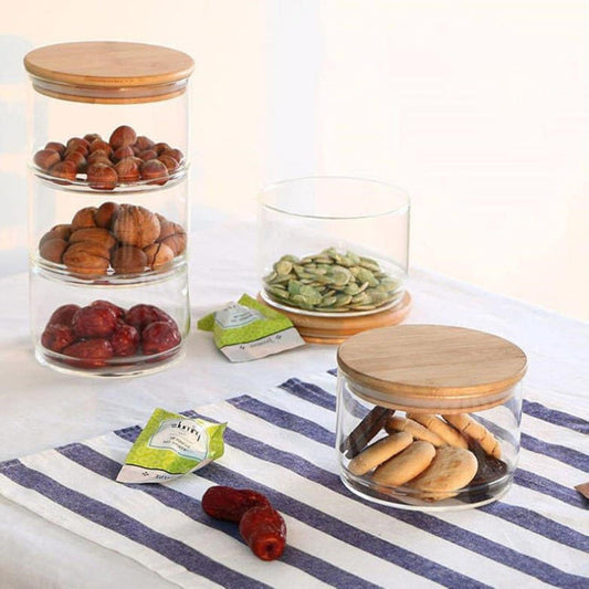 4 Layer Glass Food Container