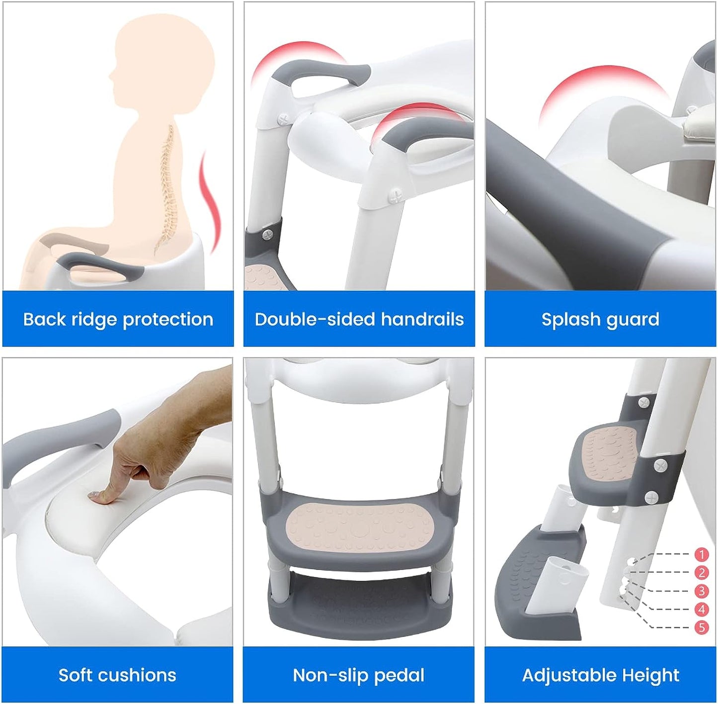 Toilet Training Seats with Step Stool Leader