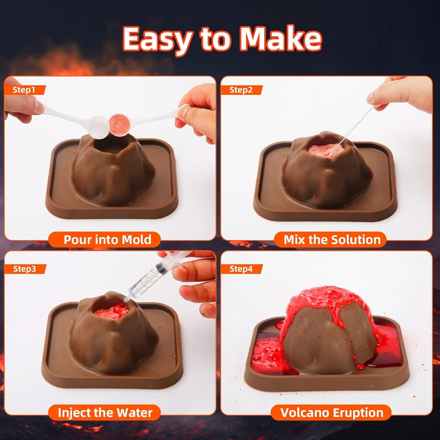 Volcano Eruption Kit - Diy Science Kit ??