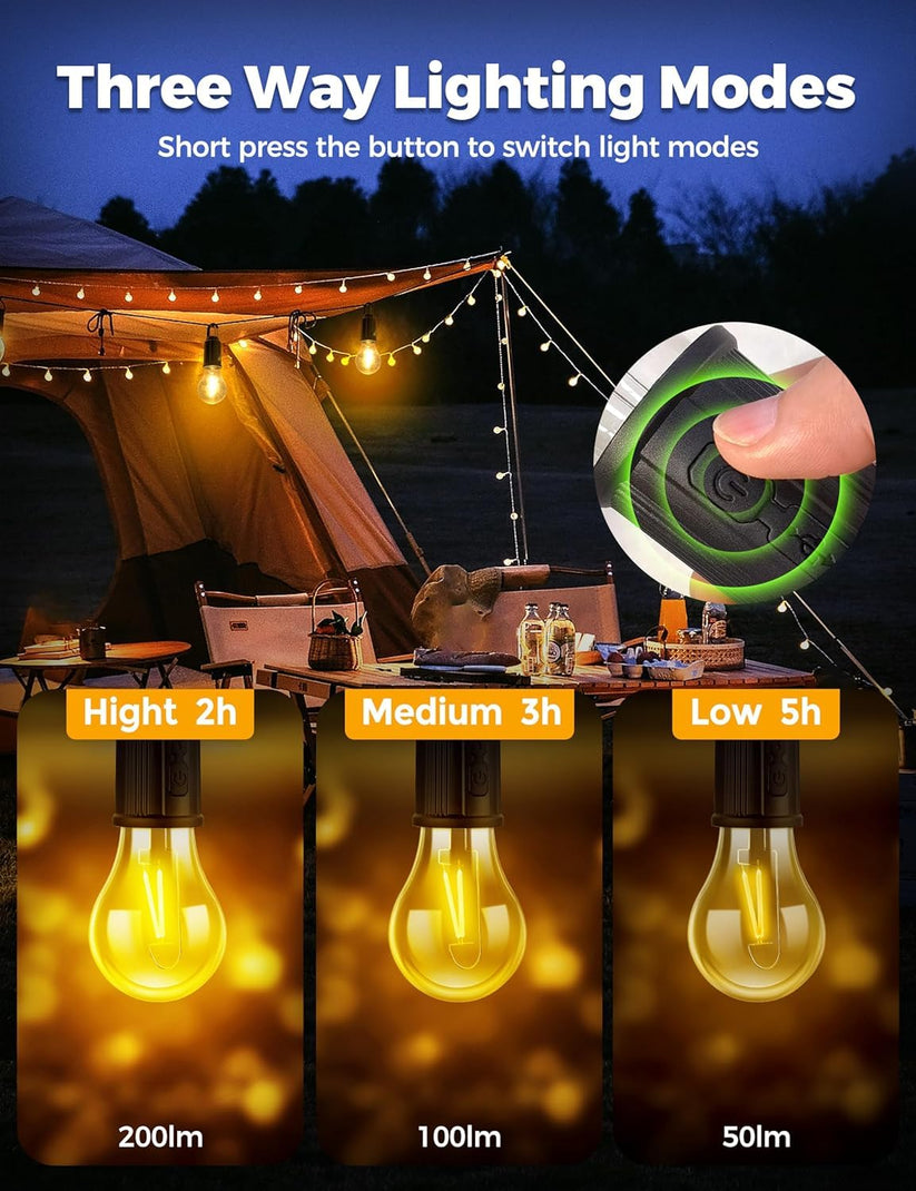 LED Waterproof Camping Lamp OR Rechargeable Bulb