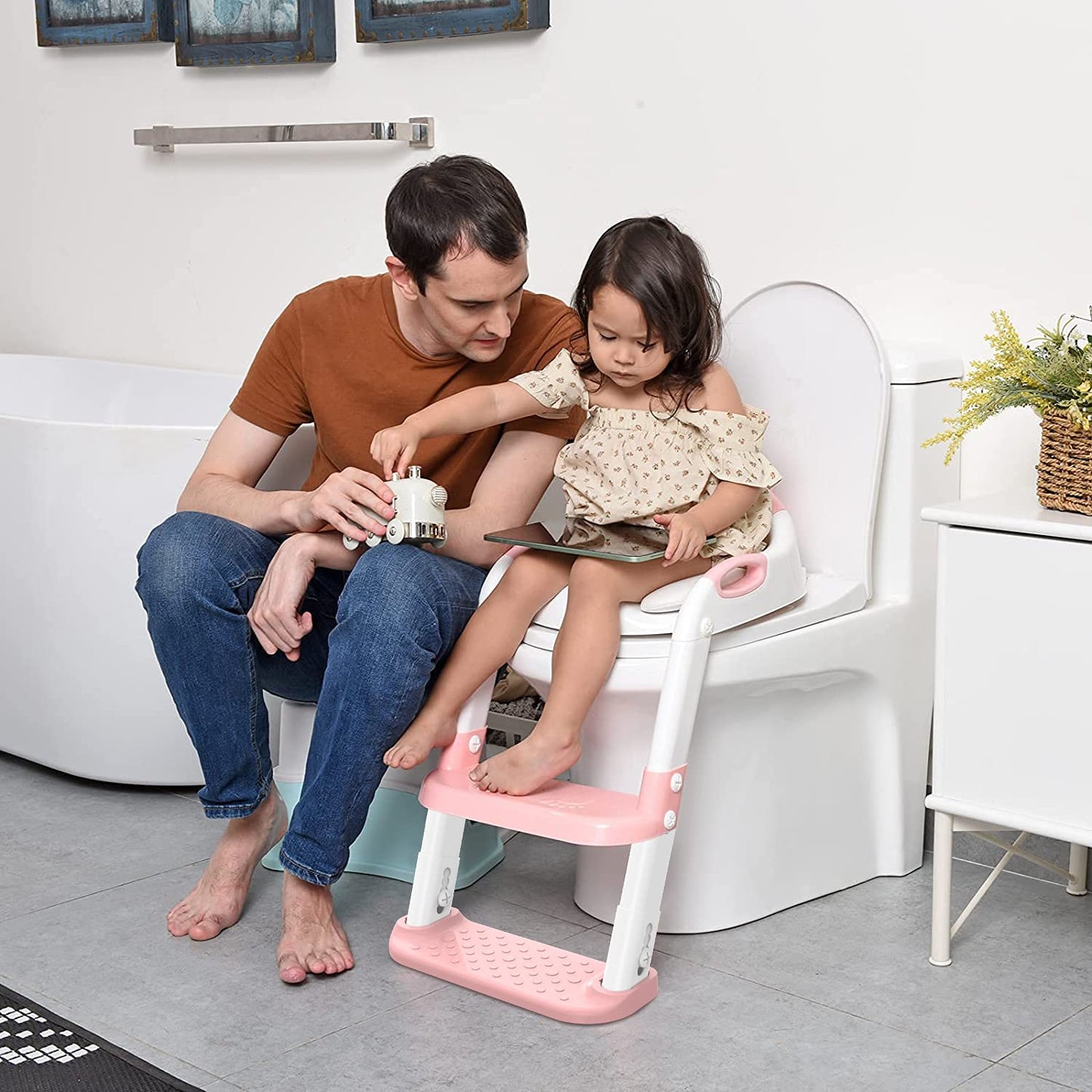 Toilet Training Seats with Step Stool Leader