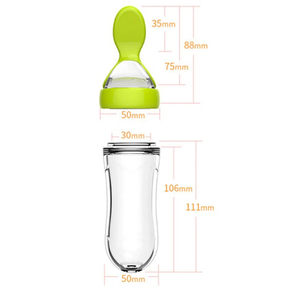 Silicone Spoon Feeder Bottle