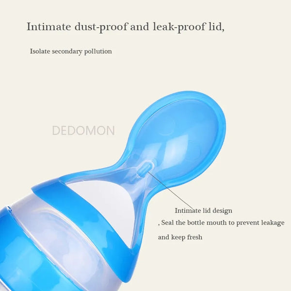 Silicone Spoon Feeder Bottle