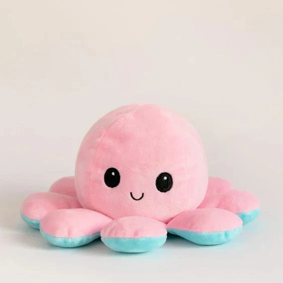 Reversible Octopus Plush Toy