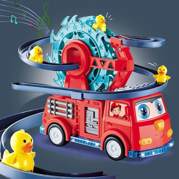 Musical & Lightning Duck Track Fire Truck Set