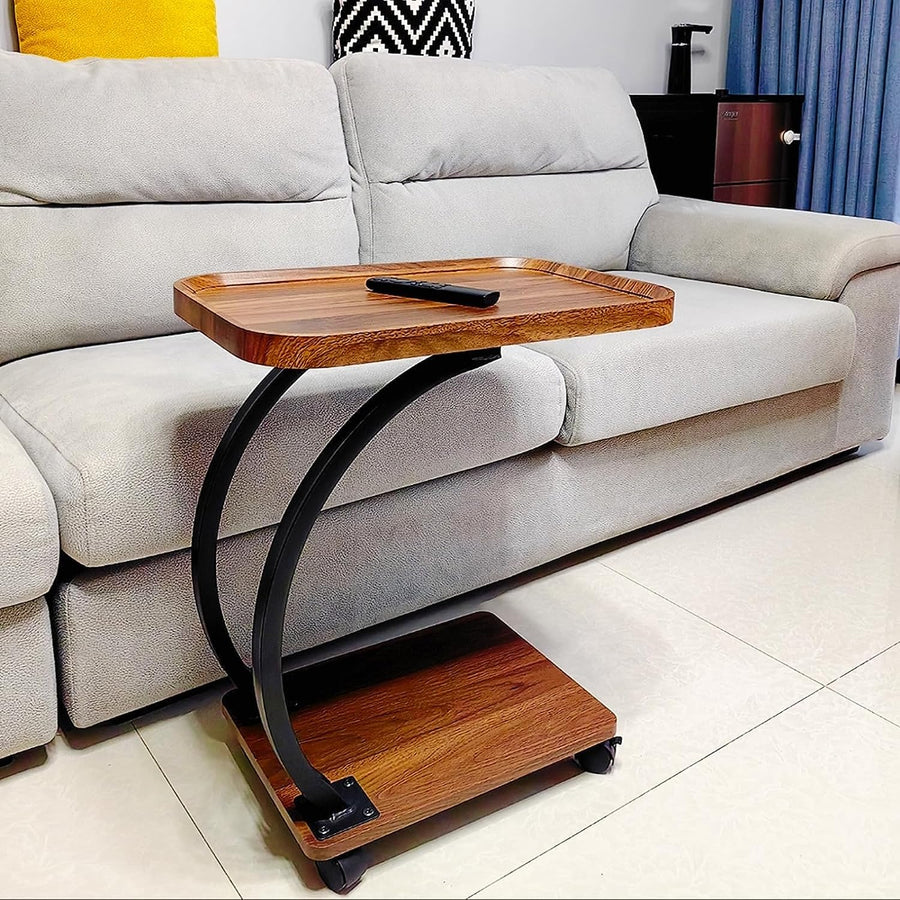 STYLISH C-SHAPED SIDE TABLE