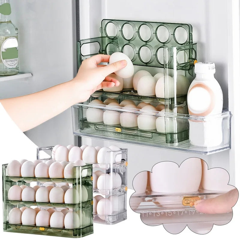 Acrylic 30 Grids 30 Layer  Egg Organizer