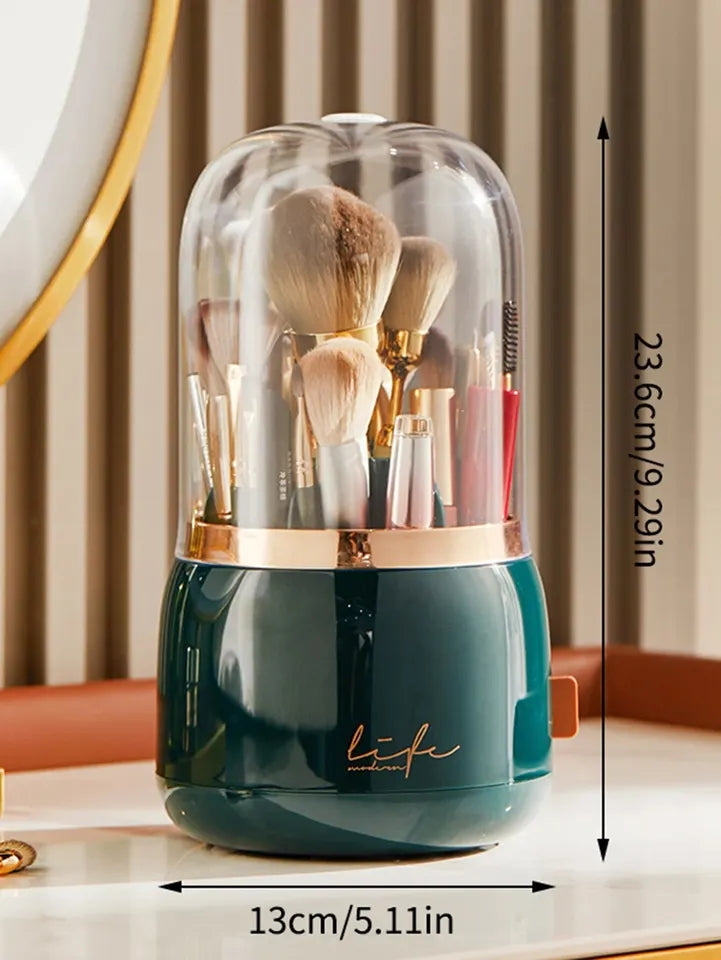 Luxury Rotating Makeup Brush Organiser