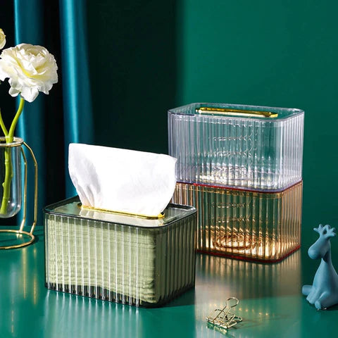 Transparent Desktop Napkin Paper Holder