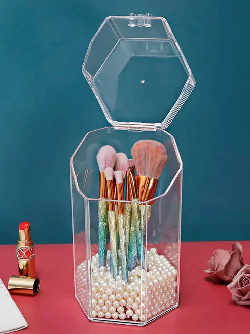 Acrylic Pearl Make-up Brush Holder