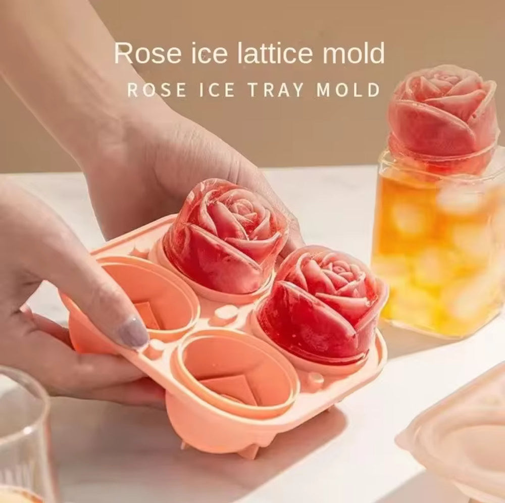 SILICONE ROCE ICE MOLD BALL MAKER