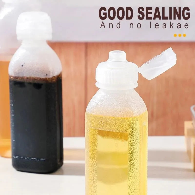 Oil Bottle Squeeze Pot Household Cooking Special Oils Spray Bottle Ketchup Bottles