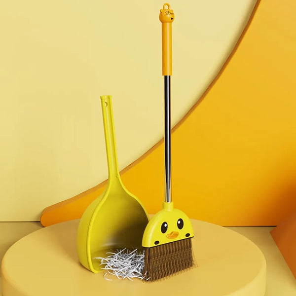 Duck Shape Broom With Dustpan For childrens