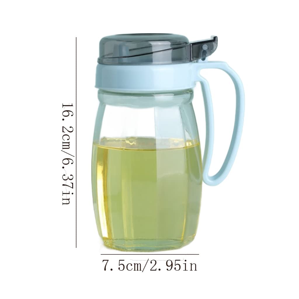 600 Ml Glass - Vinegar And Oil Bottle Glass Oiler Oil Vinegar Bottle Olive Oil Dispenser Bottle Kitchen