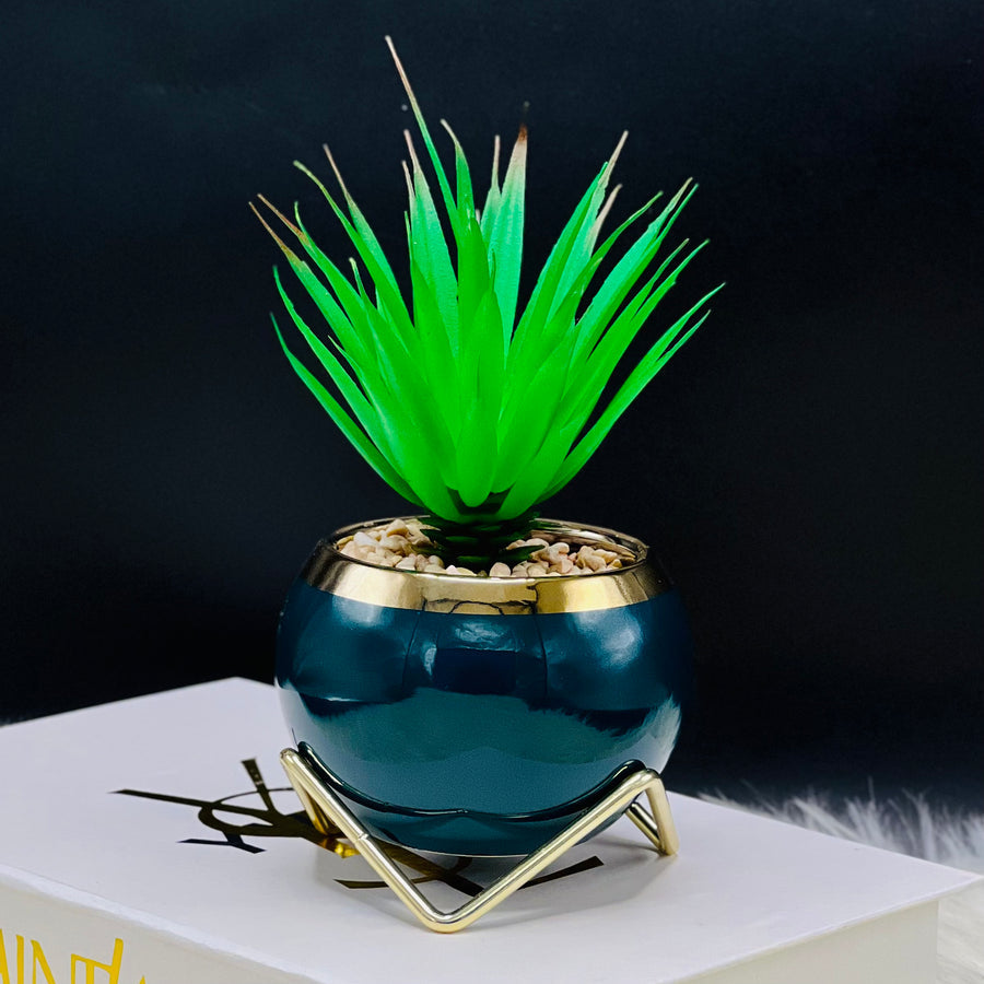 Artificial Cactus Plant Vase