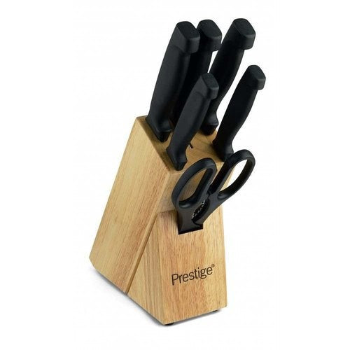 7 Pcs Knife Set With Wooden Stand