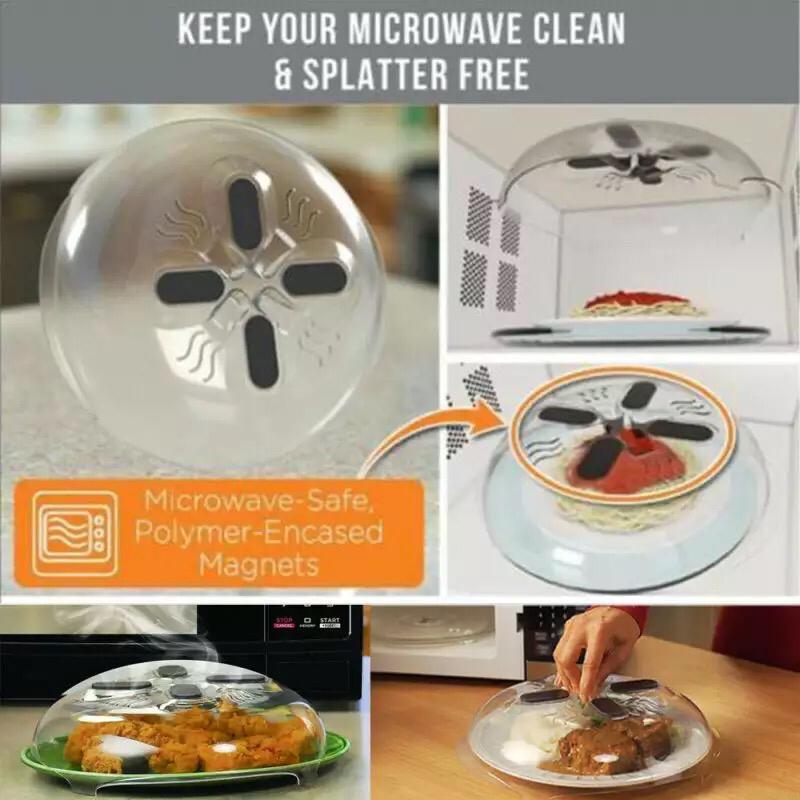 Magnetic Microwave Splatter Cover