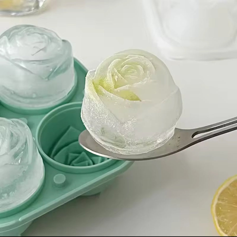 SILICONE ROCE ICE MOLD BALL MAKER