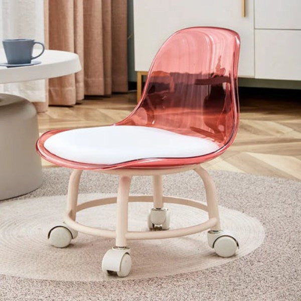 Compact Ergonomic Acrylic Space Saver Chair