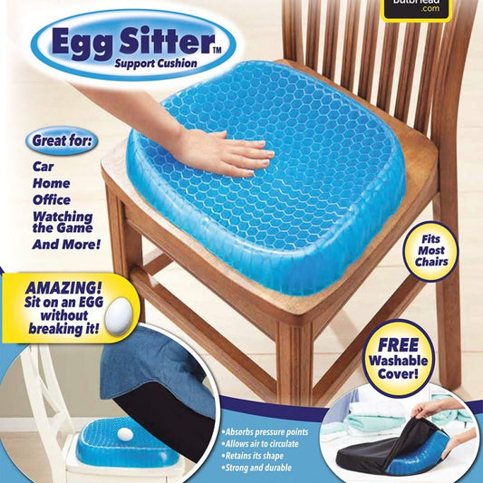 Egg Sitter Absorb Pressure Relief Breathable Honeycomb Car/Office Non Slip