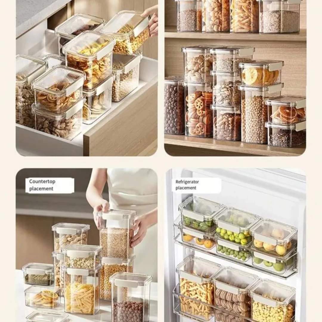 Moisture Proof Airtight Food Container Set (4pcs)