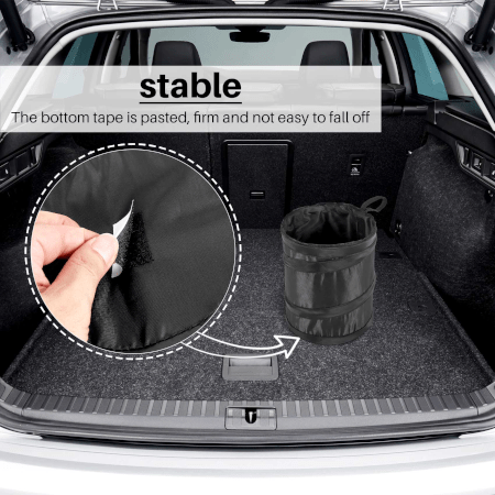 Foldable Car Trash Basket Waterproof Pop-Up Bag