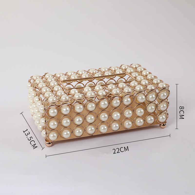 Simulation Pearl Tissue Box