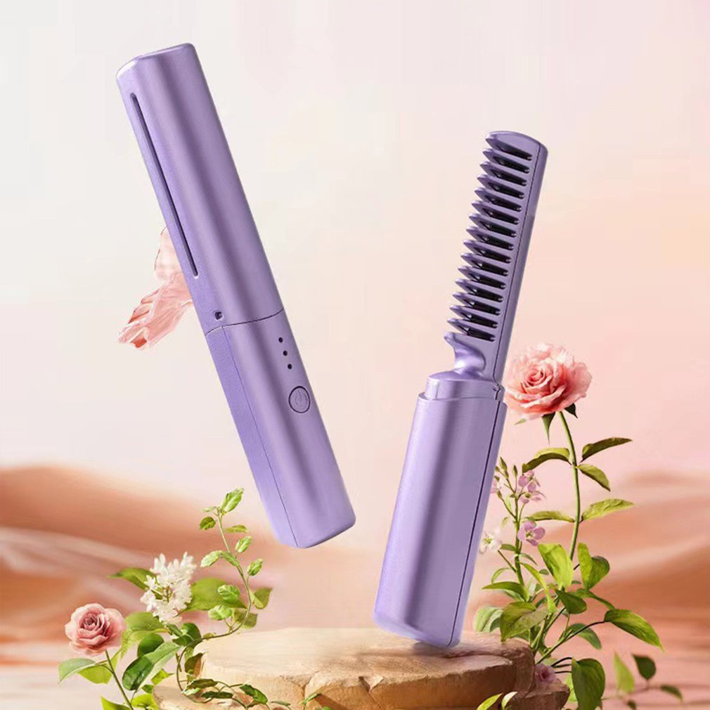 Wireless Hair Comb Straightner