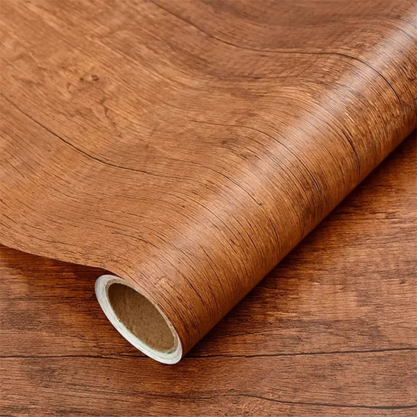 Self adhesive wooden sheet