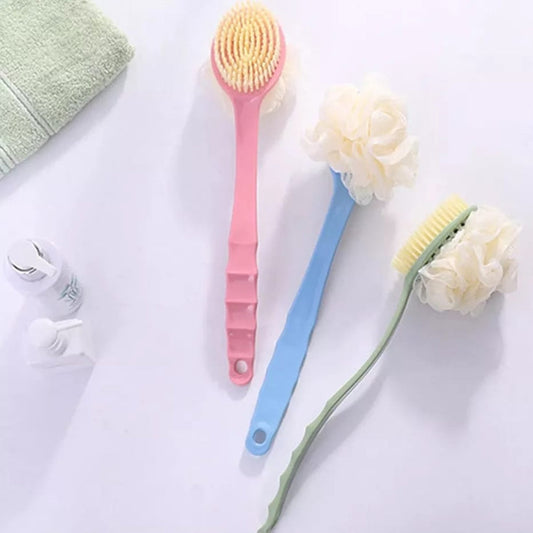 Long handle bath brush