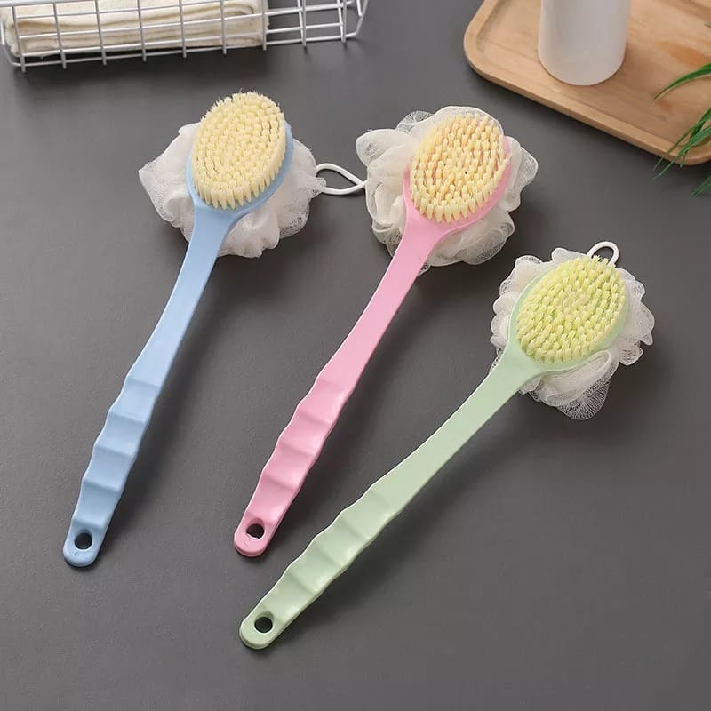 Long handle bath brush