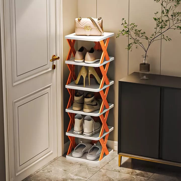 X Shape Shoe Rack