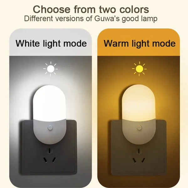 Led Mini Night Light Switch Plug-In Led Light Eye Protection Night Light Lamp