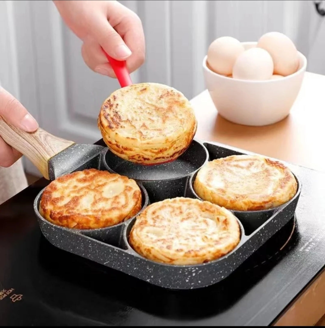 Nonstick Four Portion Frying Pan