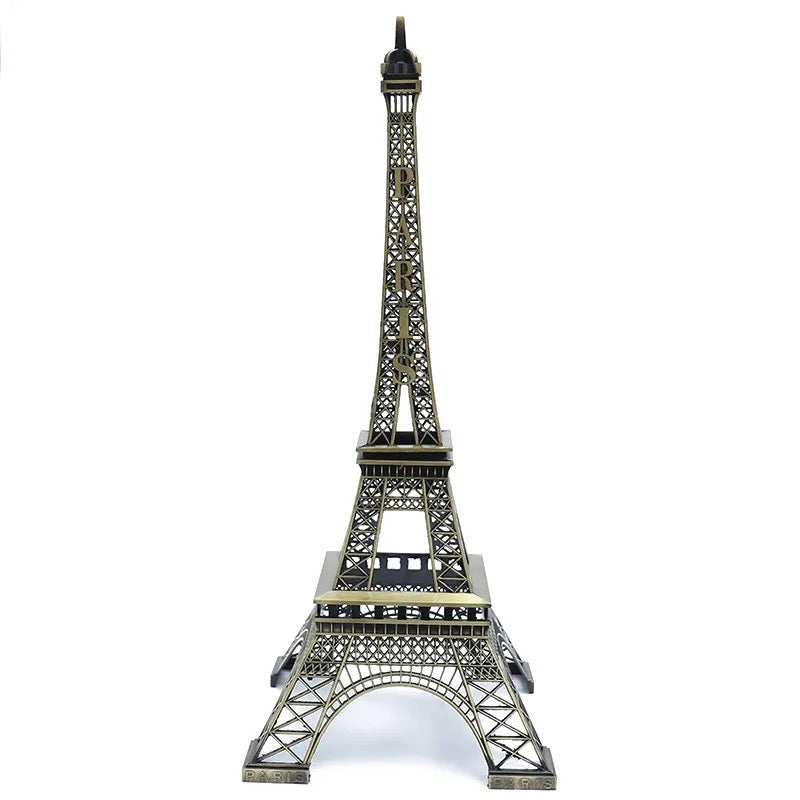 Bronze Paris Eiffel Tower Metal Crafts Home Decoration Accessories