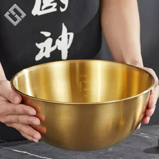 Luxury Gold Mixing Bowl