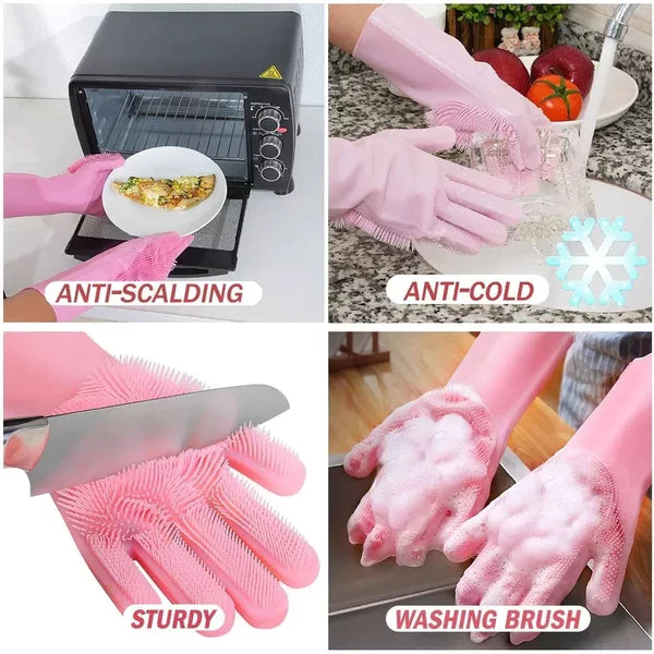 Silicone Dish Washing Gloves