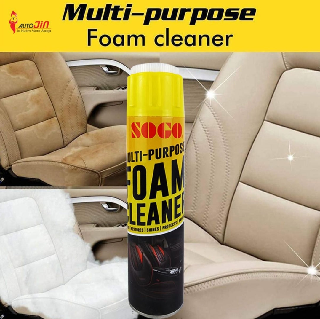 SOGO MULTI-PURPOSE LIKE FABRIC, CARPET, LEATHER, ETC. FOAM CLEANER – 650 ML