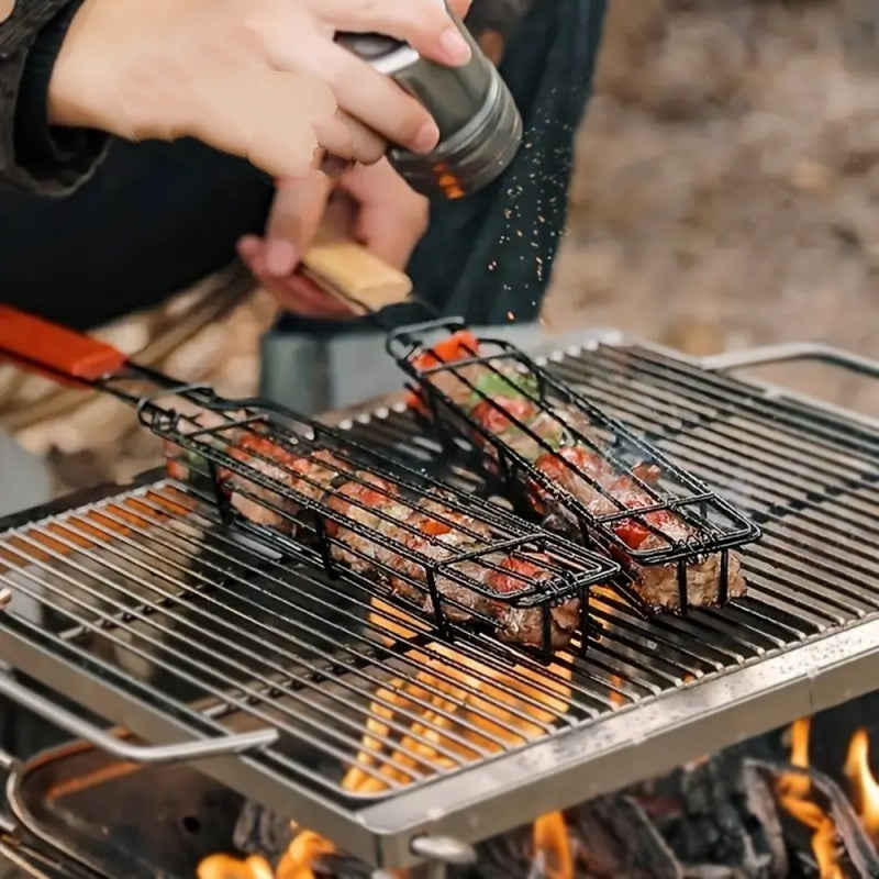 Portable BBQ Grill Basket Stick