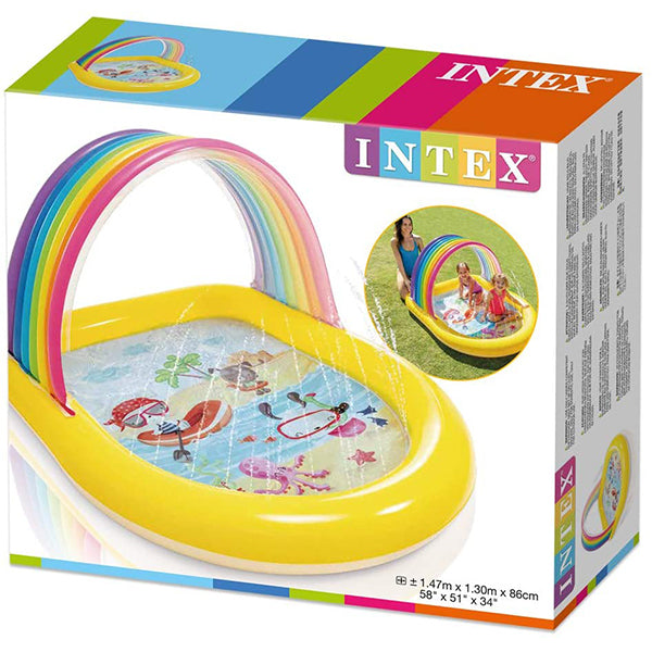 Intex Rainbow Arch Spray Pool 58" x 51" x 34"