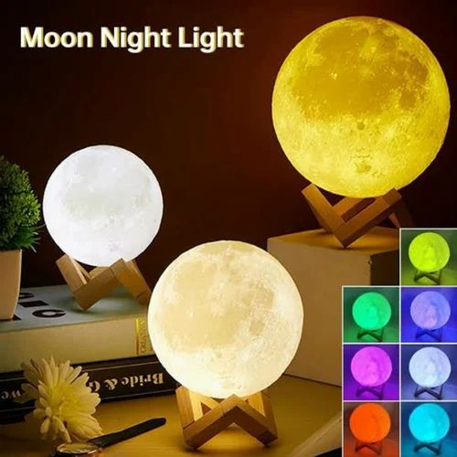 16 Colors LED Moon Light (12cm Size)