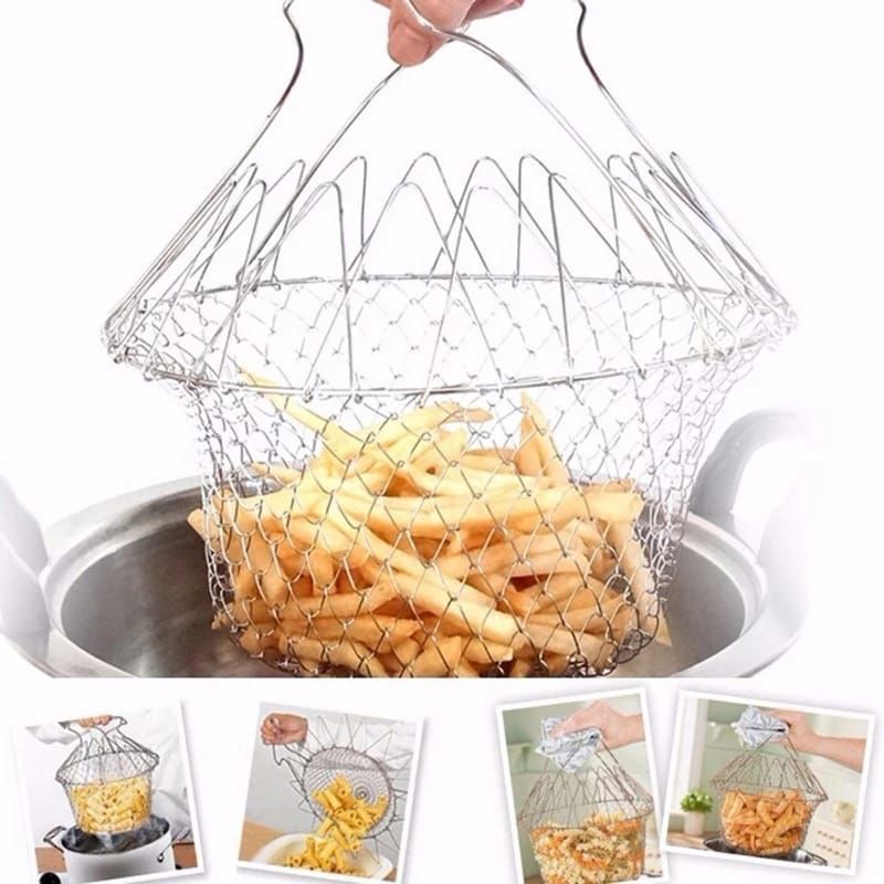 Multifunctional Folding Frying Chef Basket.