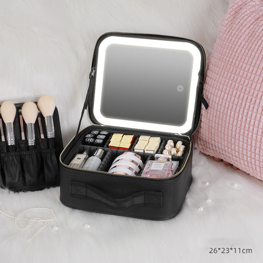 New Led Cosmetic Bag With Mirror