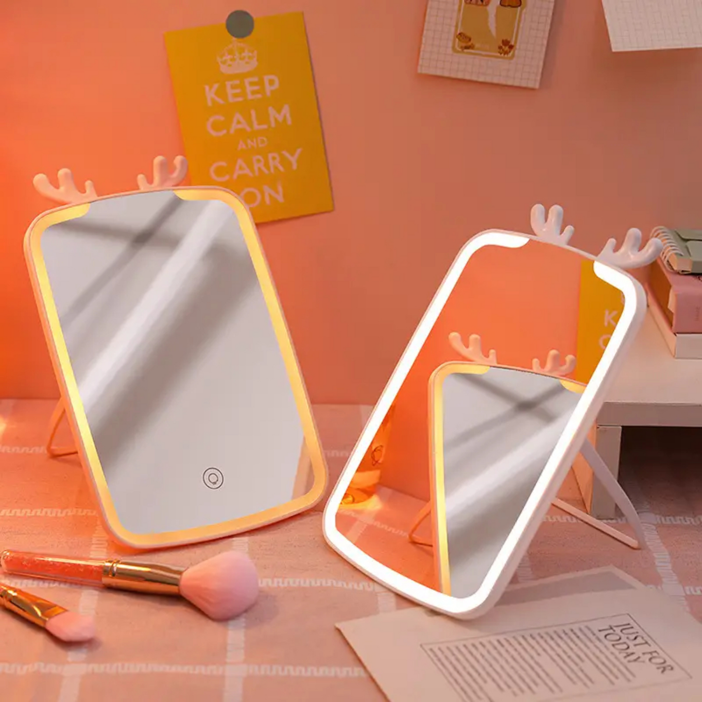 Led Rechargeable Desktop Vanity Mirror