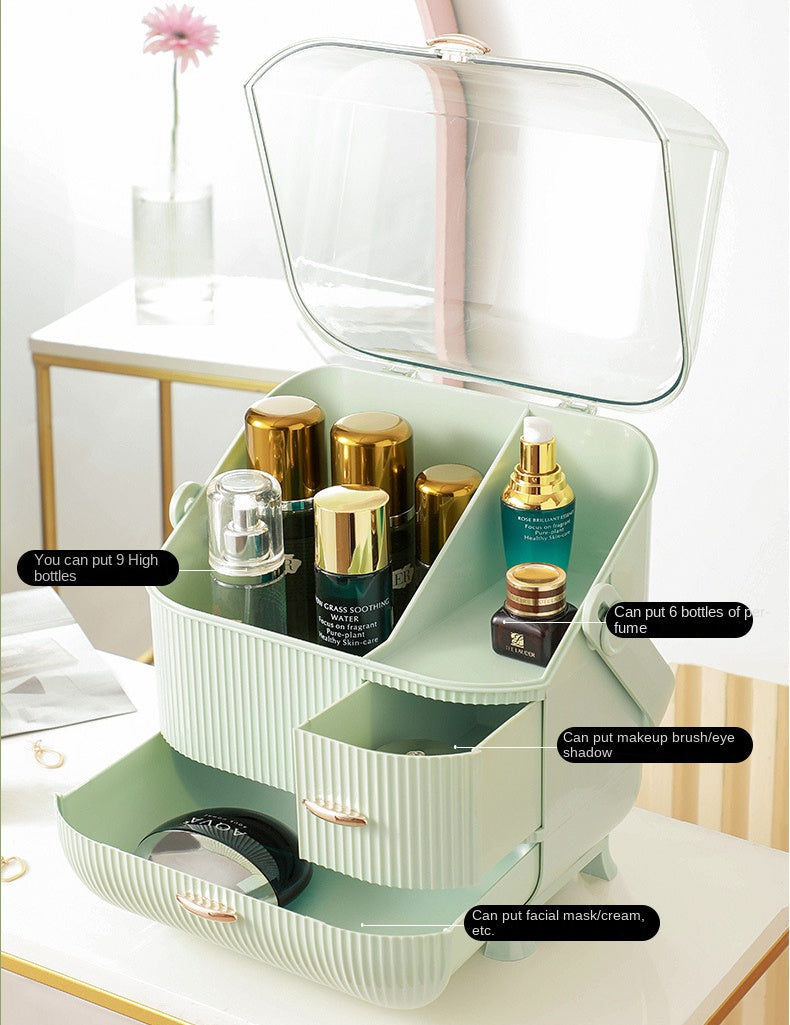 Transparent Dustproof Cosmetic Organizer